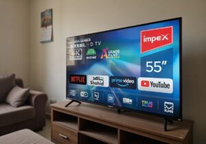 تلفزيون LED ذكي اندرويد 55 انش 4K UHD من امبيكس photo review