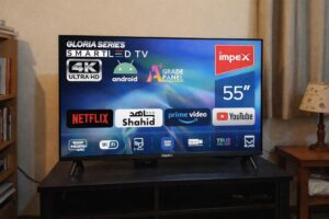 تلفزيون LED ذكي اندرويد 55 انش 4K UHD من امبيكس photo review