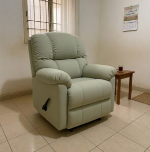 كرسي استرخاء| ثابت - خامة مخملية - ضمان 5 سنوات - بيج فاتح photo review