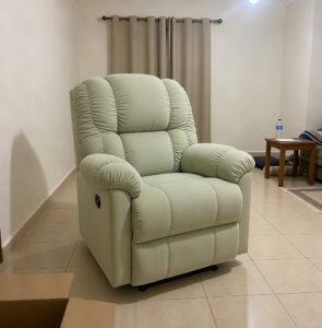 كرسي استرخاء| ثابت - خامة مخملية - ضمان 5 سنوات - بيج فاتح photo review