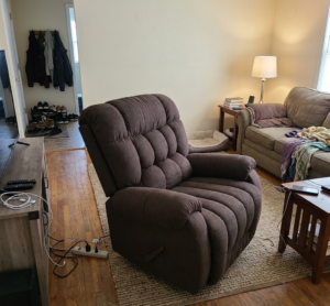 كرسي استرخاء Rock Best | ثابت | اللون أسود. photo review