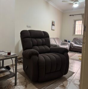 كرسي استرخاء Rock Best | ثابت | اللون أسود. photo review