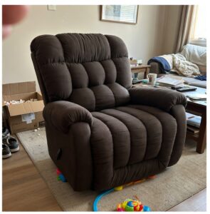 كرسي استرخاء Rock Best | ثابت | اللون أسود. photo review