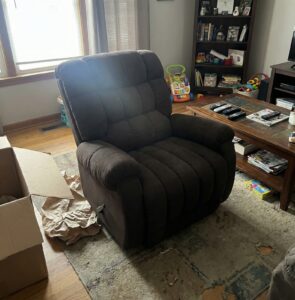 كرسي استرخاء Rock Best | ثابت | اللون أسود. photo review