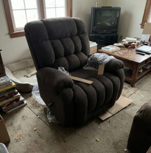 كرسي استرخاء Rock Best | ثابت | اللون أسود. photo review