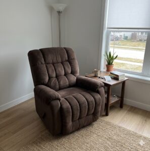 كرسي استرخاء Rock Best | ثابت | اللون أسود. photo review