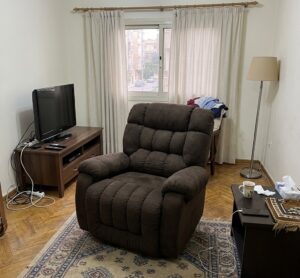 كرسي استرخاء Rock Best | ثابت | اللون أسود. photo review