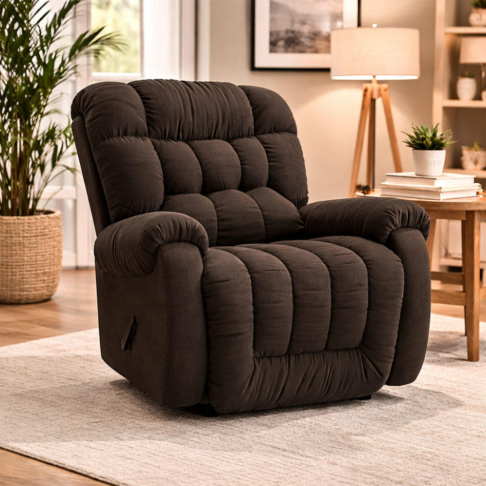 كرسي استرخاء Rock Best | ثابت | اللون أسود.